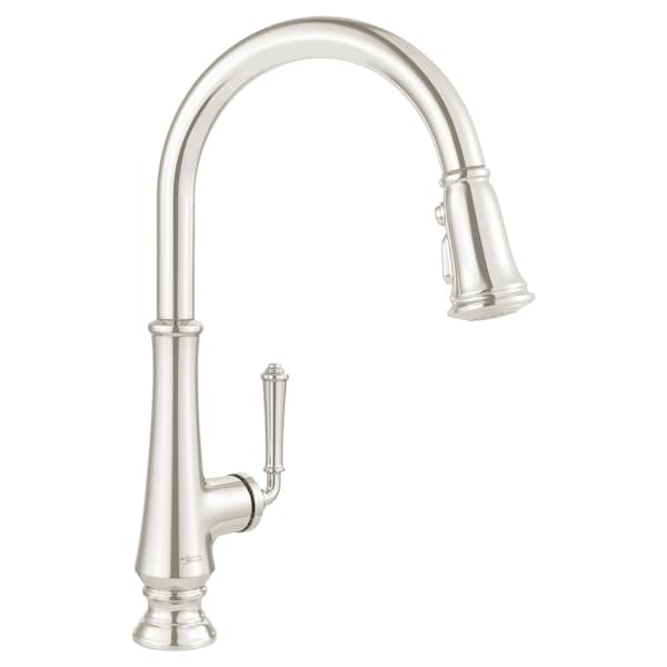 Delancey 1-Handle High-Arc Pull-Down Kitchen Faucet, Polished Nickel